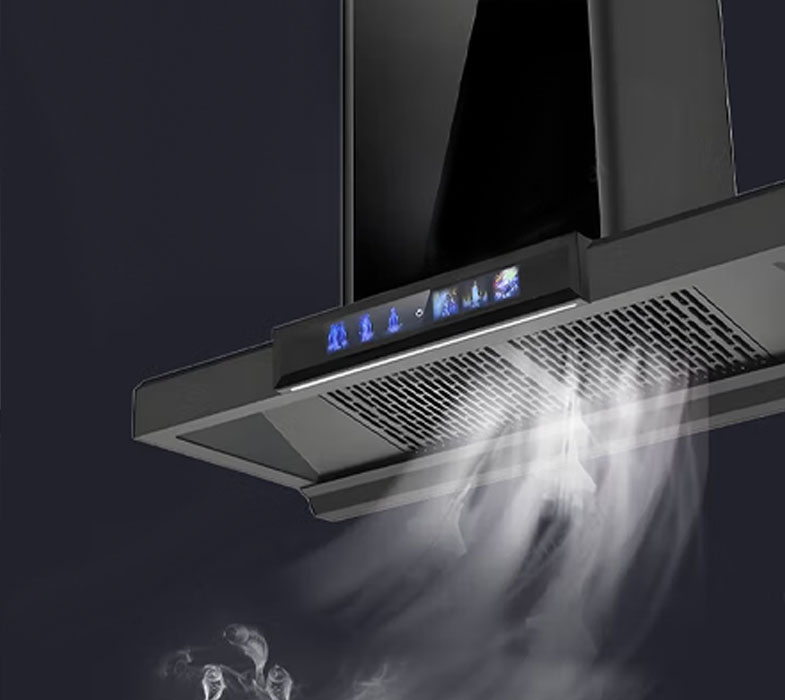 O19H11顶吸欧式大吸力抽油烟机